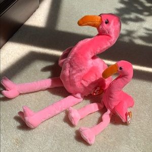 flamingo beanie boo large
